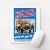 Immer feste druff mit der Navy! Mousepad (Mit Mouse)