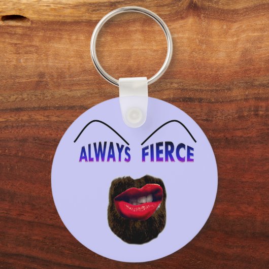 Immer Fierce Schlüsselanhänger (Vorderseite)
