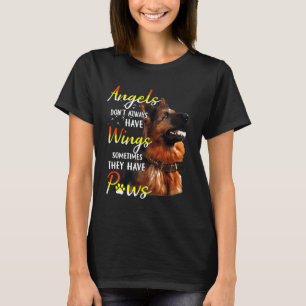 Immer Flügel haben sie deutschen Schäferhund T-Shirt