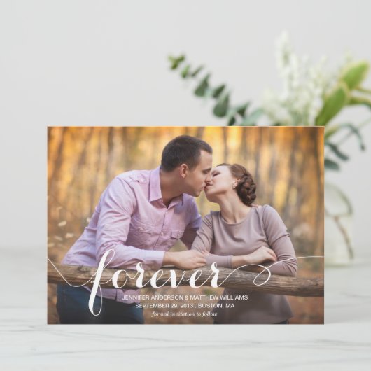 IMMER & FOREVER | Ankündigung Datum freihalten (Stehend Vorderseite)