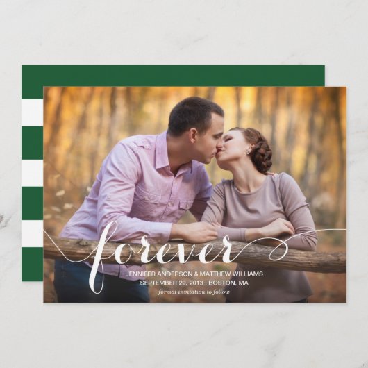 IMMER & FOREVER | Ankündigung Datum freihalten (Vorne/Hinten)