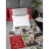 Immer & Forever Modern 6-Foto-Collage Fleecedecke