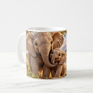 Immer freundlich sein Elefantentasse Kaffeetasse