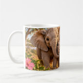 Immer freundlich sein Elefantentasse Kaffeetasse (Links)