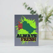 Immer frisch Turkmenistan Postkarte (Stehend Vorderseite)