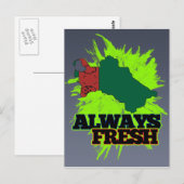Immer frisch Turkmenistan Postkarte (Vorne/Hinten)