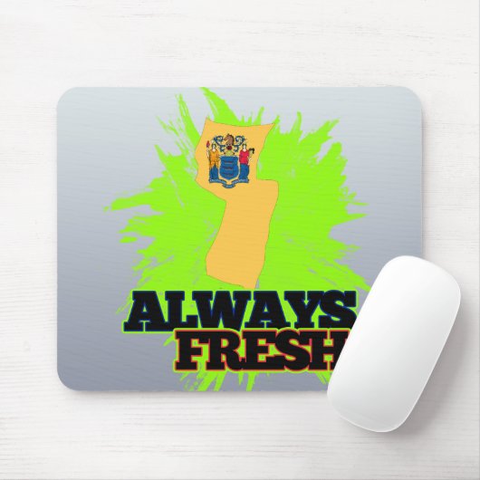 Immer frisches New-Jersey Mousepad (Mit Mouse)