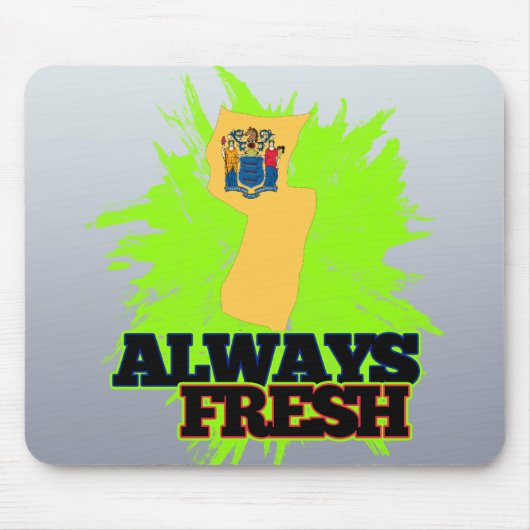 Immer frisches New-Jersey Mousepad (Vorne)