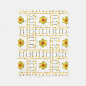 Immer Frühling Fleecedecke (Vorderseite)