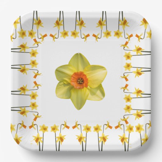 Immer Frühling. Pappteller (Vorderseite)