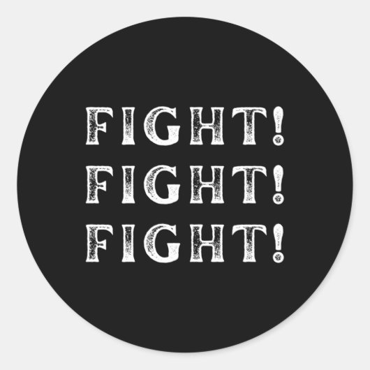 Immer für die amerikanische Demokratie kämpfen Runder Aufkleber (Vorderseite)