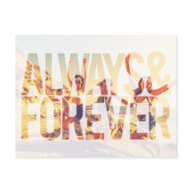 Immer & für immer Bridesmaid Vorschlag Postkarte