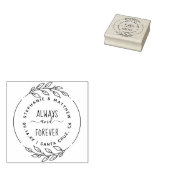 Immer & für immer rustikale, handGezeichnet Sprigs Gummistempel (Stempel)