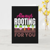 Immer für Sie Vegane Veganer Karte (Gelbe Blume)