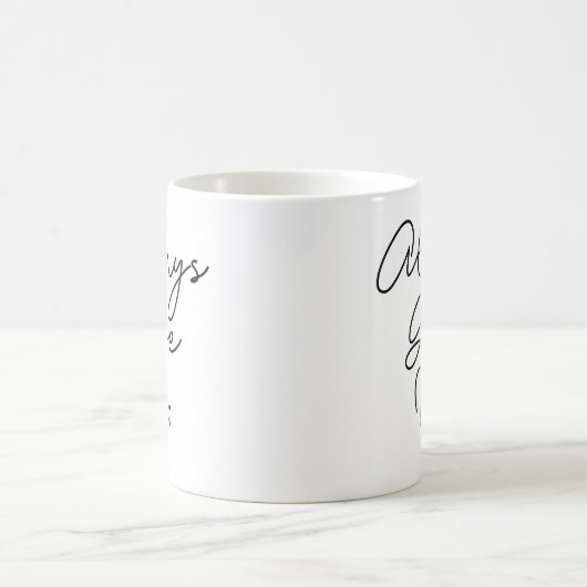 Immer geben kaffeetasse (Mittel)