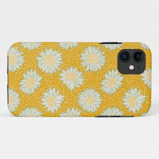 Immer gelb Sonnenblumen Case-Mate iPhone Hülle (Rückseite (Horizontal))