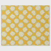 Immer gelb Sonnenblumen Geschenkpapier (Flach)