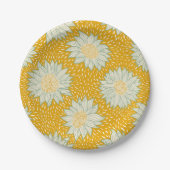Immer gelb Sonnenblumen Pappteller (Vorderseite)