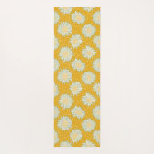 Immer gelb Sonnenblumen Yogamatte (Rückseite)