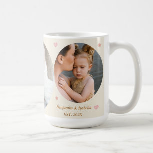 Immer geliebt – Individuelle 3-Foto-Tasse von Mama Kaffeetasse