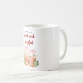 "Immer geliebt und akzeptiert" 🐻 ❤️ Kaffeetasse (VorderseiteRechts)