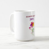 Immer gemeinsam blühend kaffeetasse (Vorderseite Links)