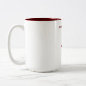 Immer gemeinsam blühend zweifarbige tasse (Links)