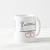 Immer gemeinsam mit Herzenslust Tasse (VorderseiteRechts)