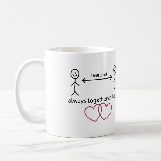 Immer gemeinsam mit Herzenslust Tasse (Links)