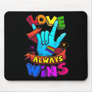 Immer gewinnt als Gay Pride des Todesbewusstseins  Mousepad