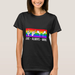 Immer gewinnt als Gay Pride des Toten Bewusstseins T-Shirt