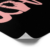 Immer gewinnt Asl Teacher Deaf Awareness Poster (Ecke)