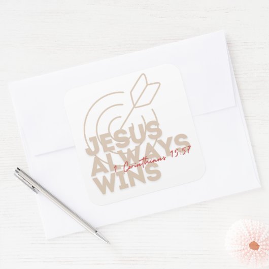 Immer gewinnt Sticker (Umschlag)