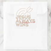 Immer gewinnt Sticker (Tasche)