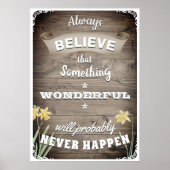 immer glauben poster (Vorne)