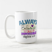 Immer glauben - Tasse (Links)