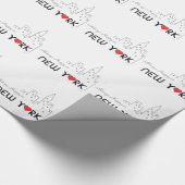Immer glücklich in New York Geschenkpapier (Ecke)