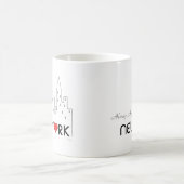 Immer glücklich in New York Kaffeetasse (Mittel)