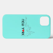 "Immer glücklich in New York (Liebe)" Case-Mate iPhone Hülle (Rückseite (Horizontal))