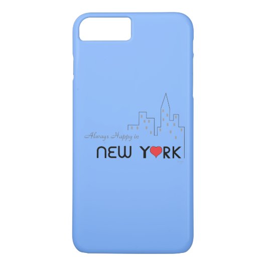 "Immer glücklich in New York (Liebe)" Case-Mate iPhone Hülle (Rückseite)