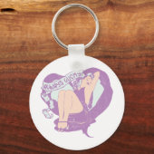 Immer glücklich schlüsselanhänger (Vorderseite)