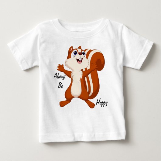 Immer glücklich sein  baby t-shirt (Vorderseite)