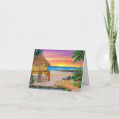 IMMER GLÜCKLICH STUNDE DANKESKARTE (Rückseite)