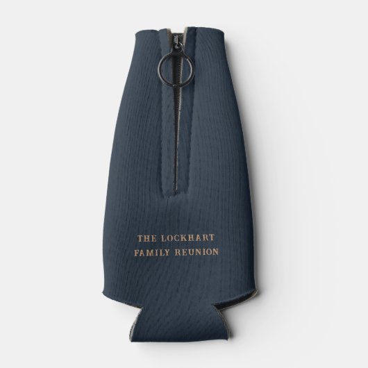 Immer GRILLEN Jahreszeit in Texas Family Wiederseh Flaschenkühler (Rückseite)