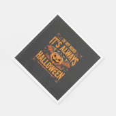 Immer Halloween-Kürbis-Fledermaus-Vektor-Design_1 Serviette (Ecke)
