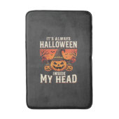 Immer Halloween-Kürbis-Hexen-Design_1 Badematte (Vorderseite Vertikal)