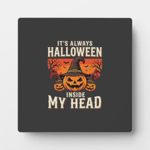 Immer Halloween-Kürbis-Hexen-Design_1 Fotoplatte