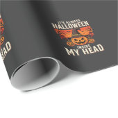 Immer Halloween-Kürbis-Hexen-Design_1 Geschenkpapier (Rolleneckpunkt)