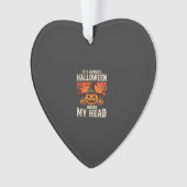 Immer Halloween-Kürbis-Hexen-Design_1 Ornament (Vorderseite)