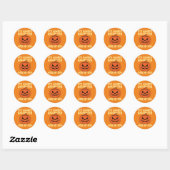 Immer Halloween Pumpkin Kopf Sticker (Blatt)